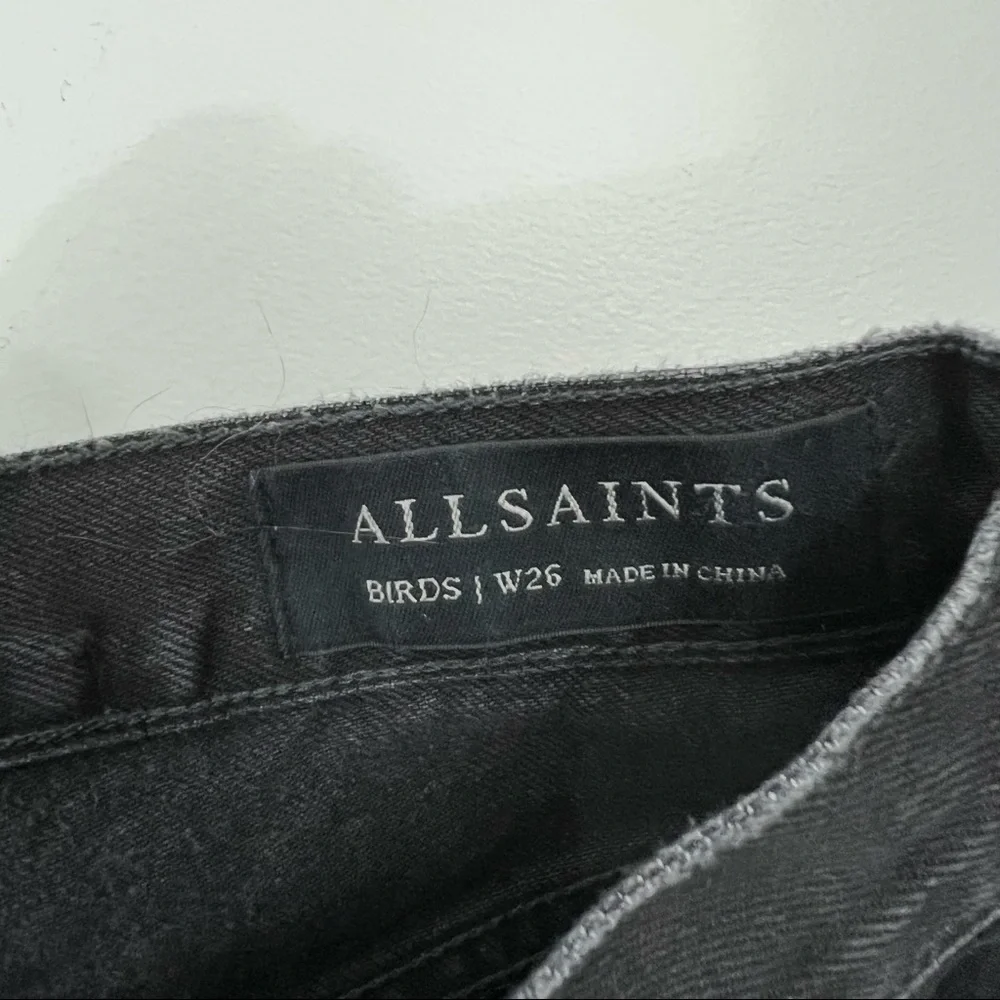 All Saints Birds Cropped Boy Jeans 26